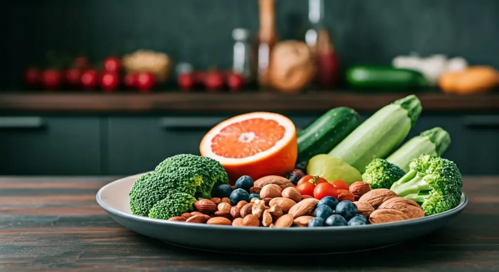 Healthy diet for skin health